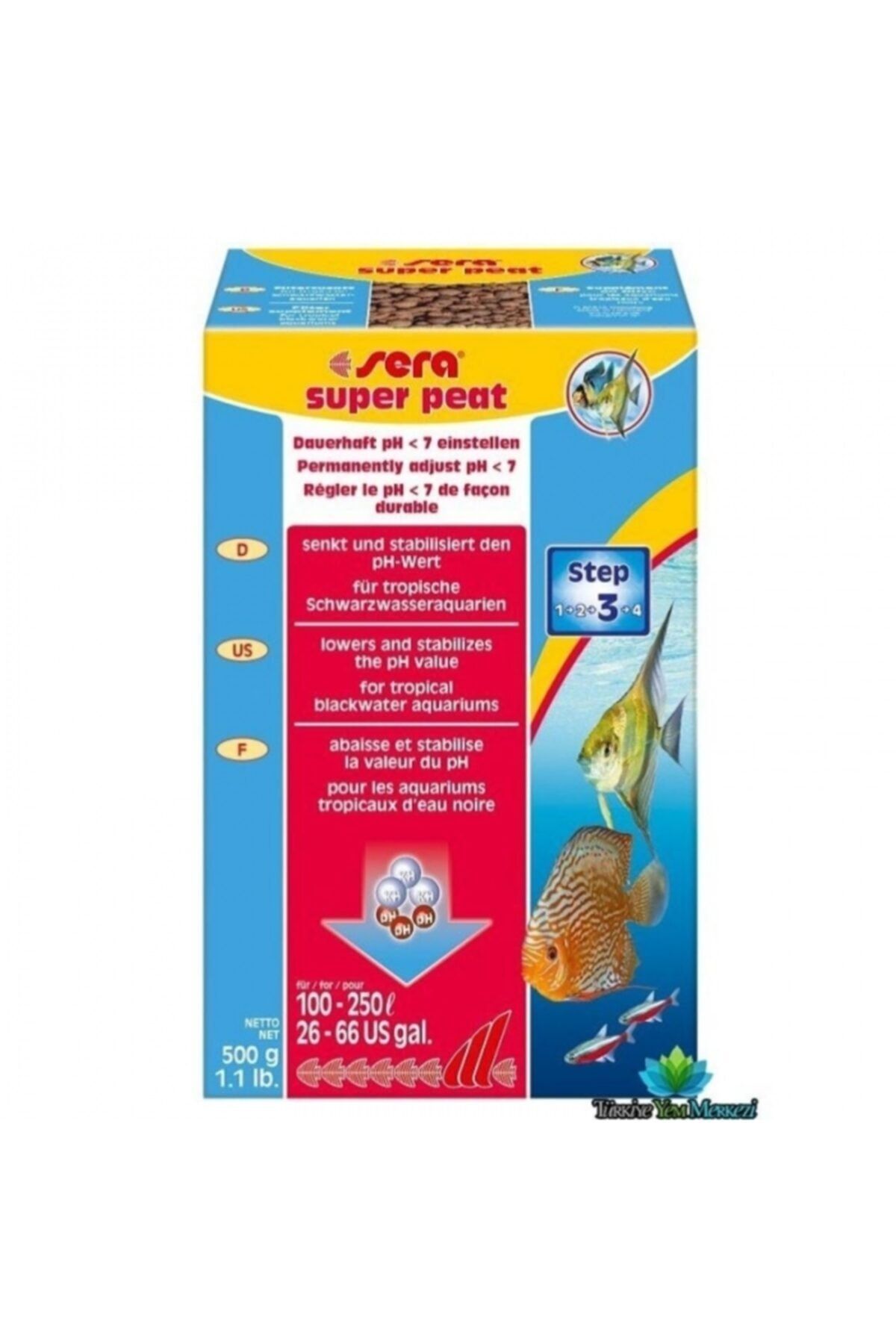 SERA Super Peat (torf) Granül 500 Gram Akvaryum Filtre Malzemesi