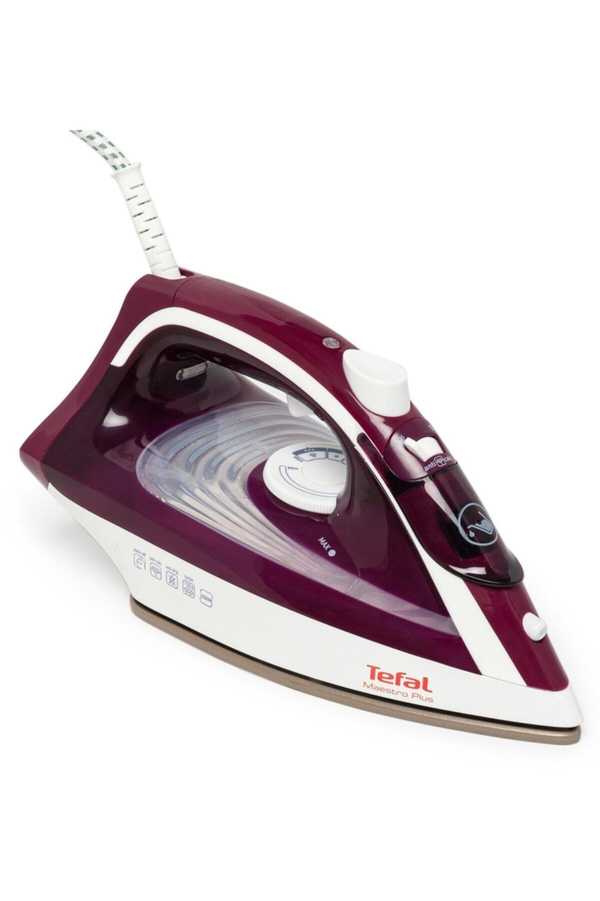 TEFAL Maestro Plus Fv1843 Buharlı Bordo Ütü+ütü Masası Örtüsü Kılıfı Lastikli