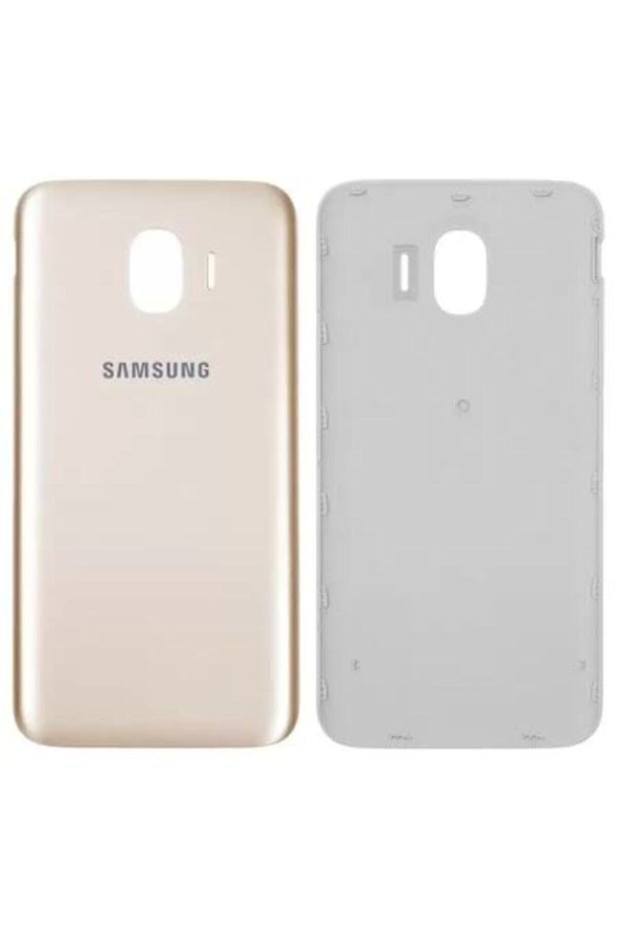 Samsung Galaxy J4 J400 Arka Kapak Pil Batarya Kapağı Orjinal Altın
