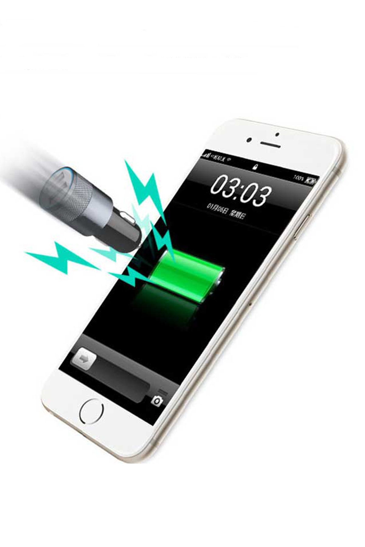 1araba1ev Reno Megane 1 Hatchback Oto Çakmaklık Araç Şarj Cihazı Usb Şarz Aleti