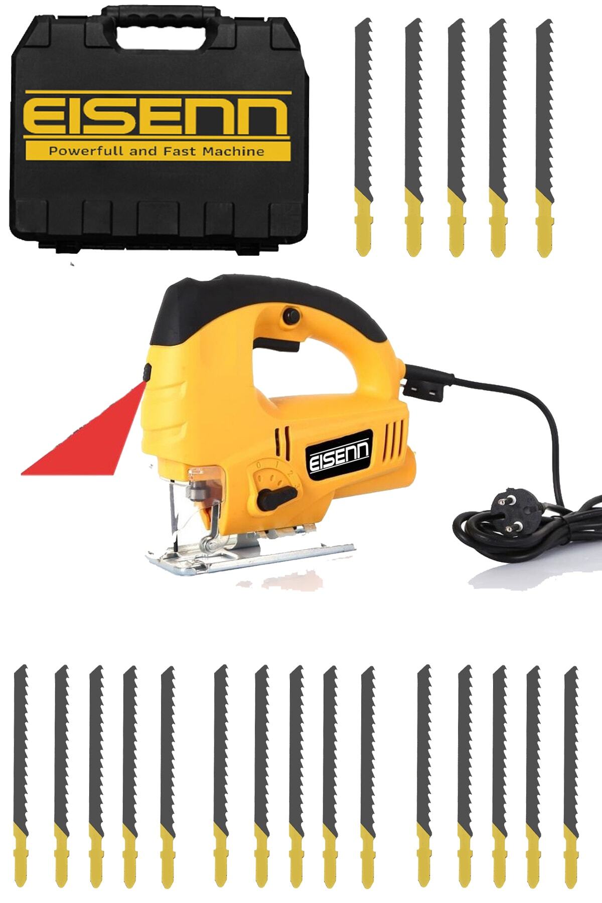 Eisenn Germany Technology X - Cruze Professional Metal Şanzıman Dekupaj Testere 20 Adet Testere Hediye