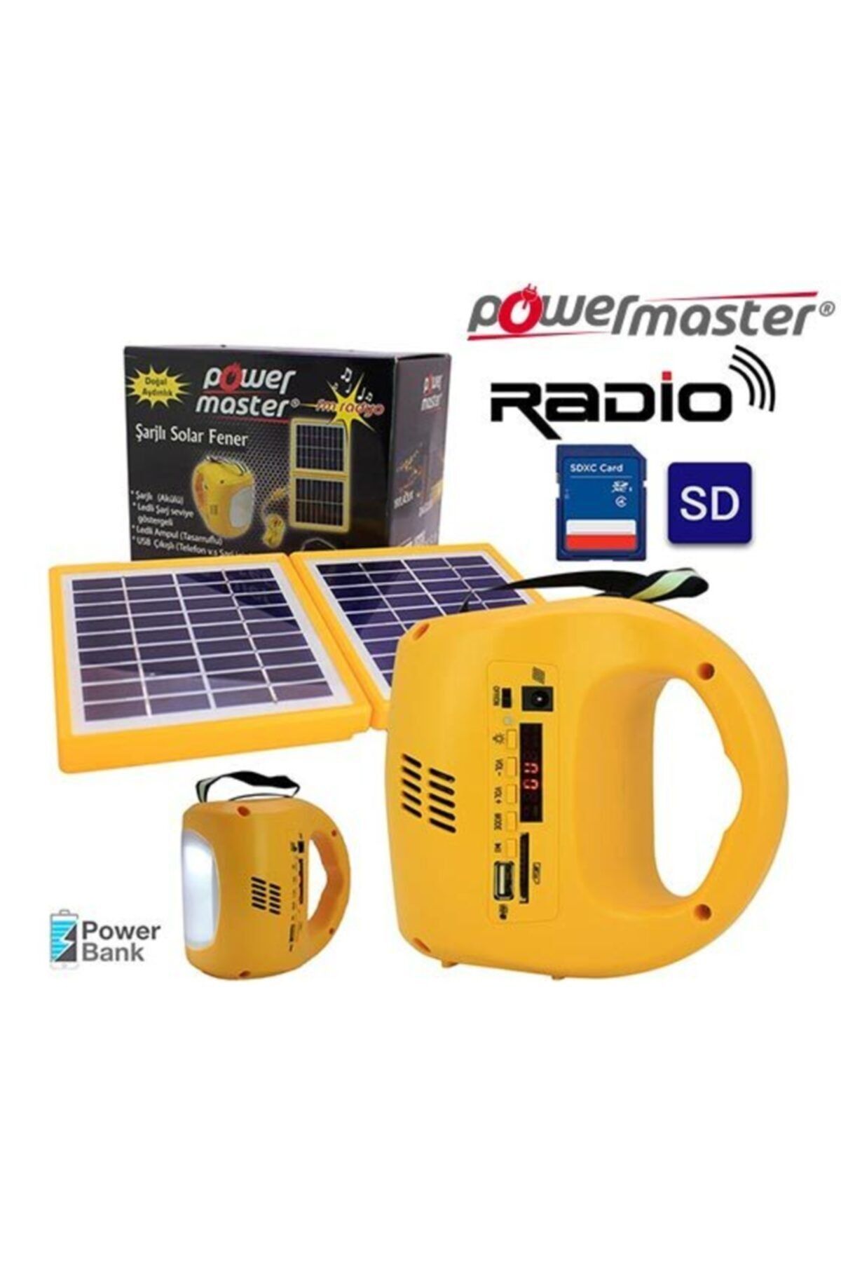 Angel Of Life Powermaster Solar Panel Işıldak (radyolu Çift Panelli)
