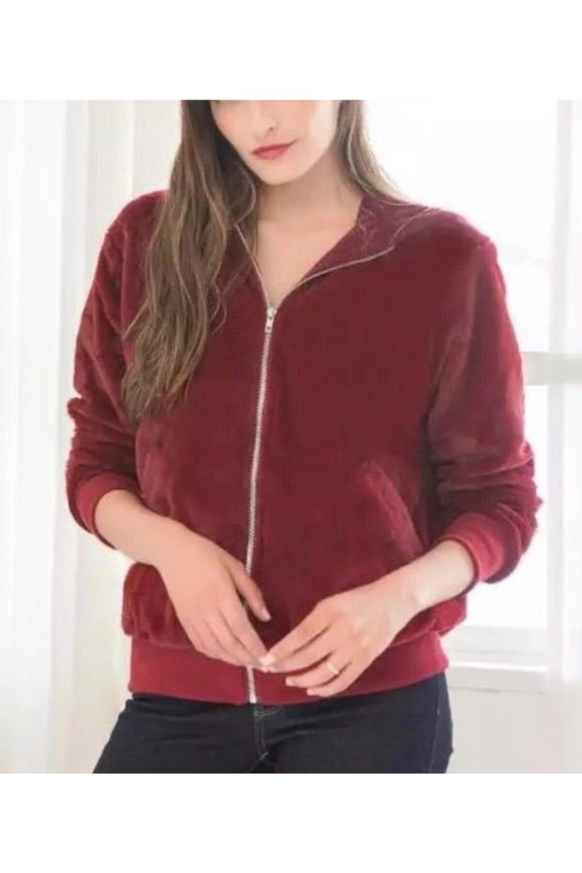 PALLAZIUM Kapüşonlu Fermuarlı Polar