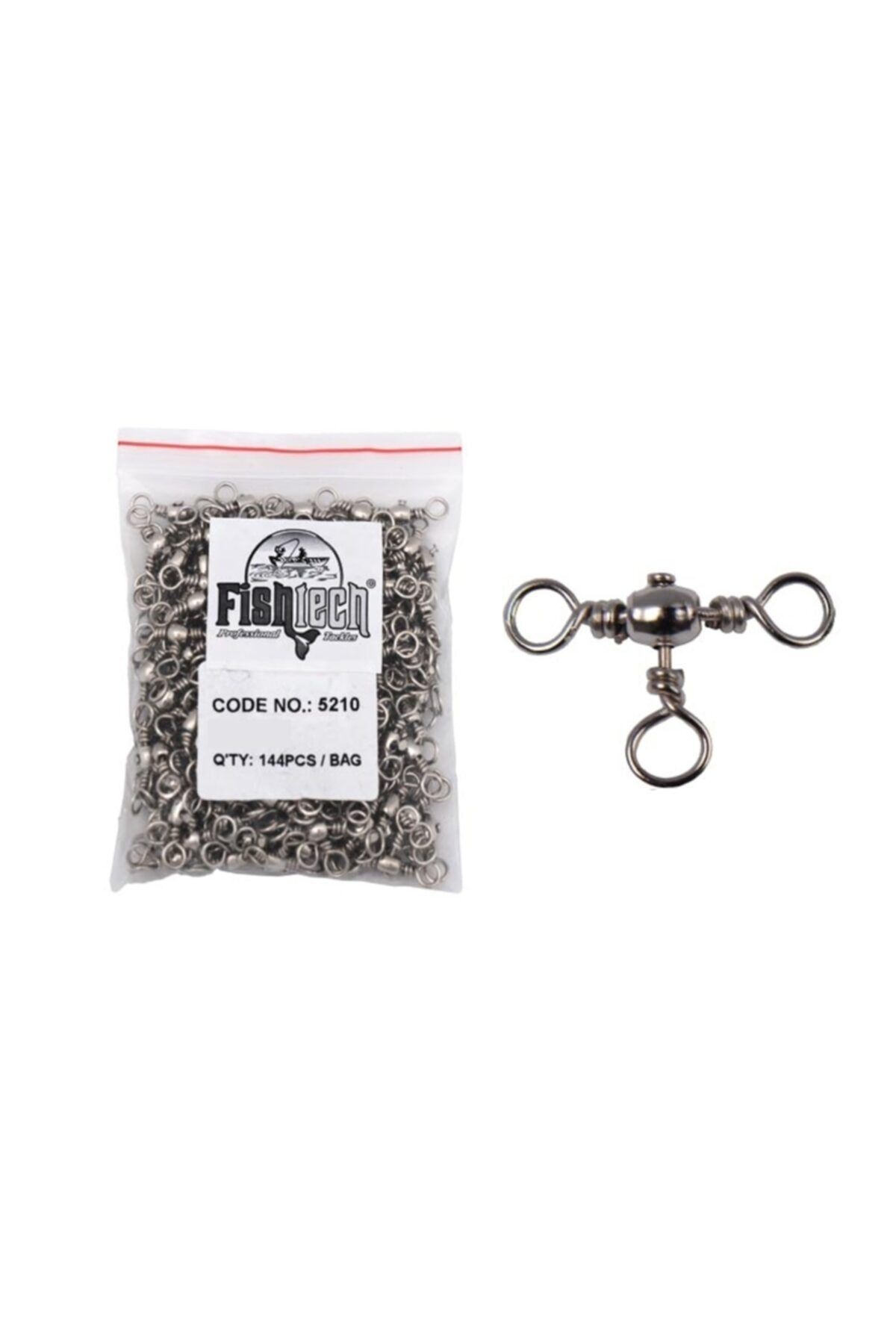 fishtech Fırdöndü Üçlü 5210 144lü Pk Nıckel Sıze:9