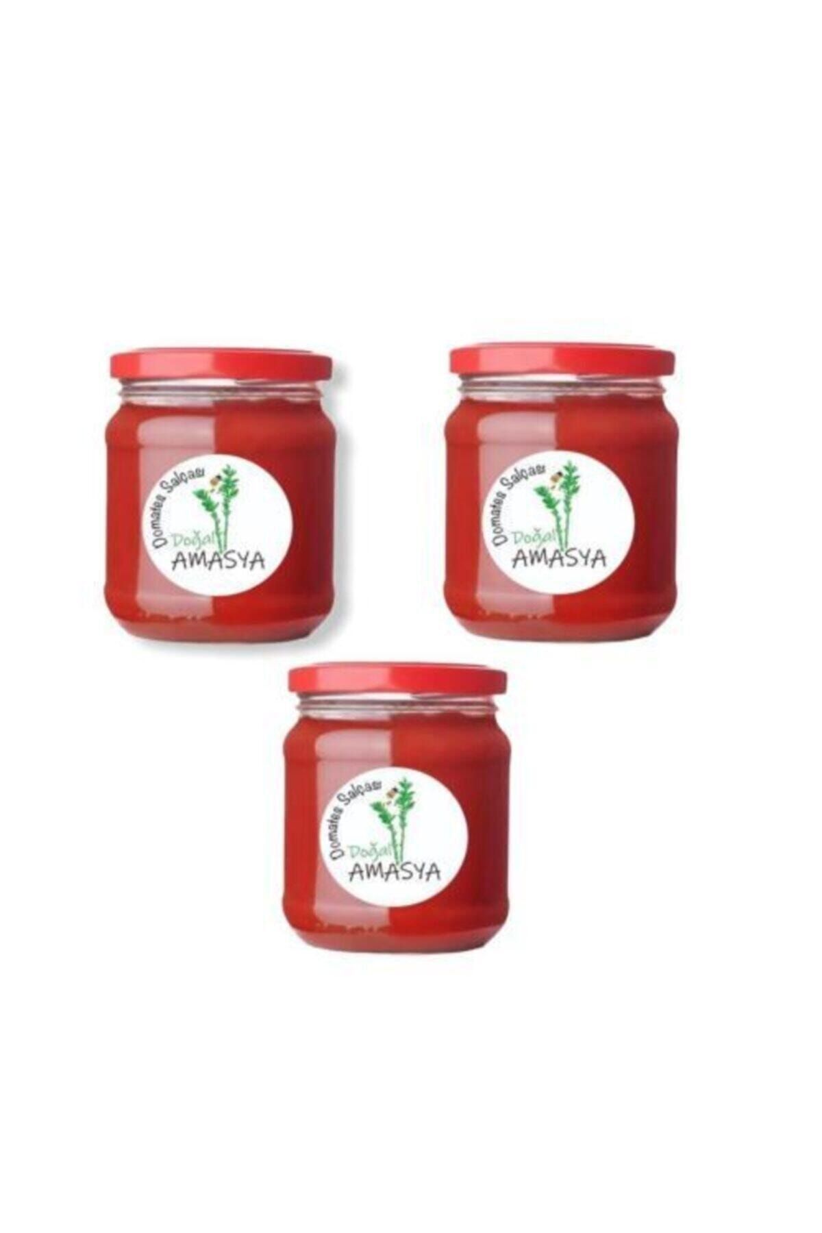Doğal Amasya %100 Doğal Ev Yapımı Domates Salçası Bürüt 3 Kg