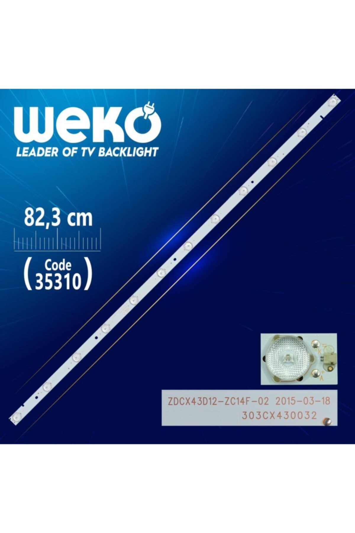 Angel Of Life Zdcx43d12-zc14f-02 - 303cx430032 - A22/c/7 120-125/3.0-3.1 - 82.3 Cm 12 Ledli - (wk-479)
