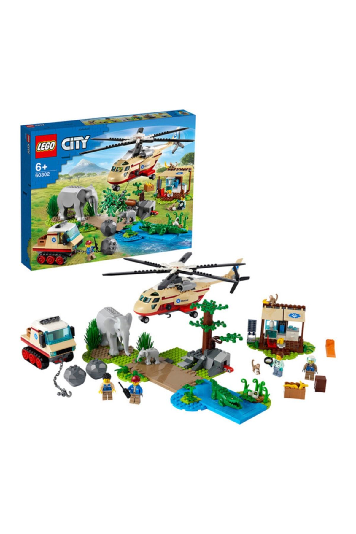 LEGO City Vahşi Hayvan Kurtarma Operasyonu 60302