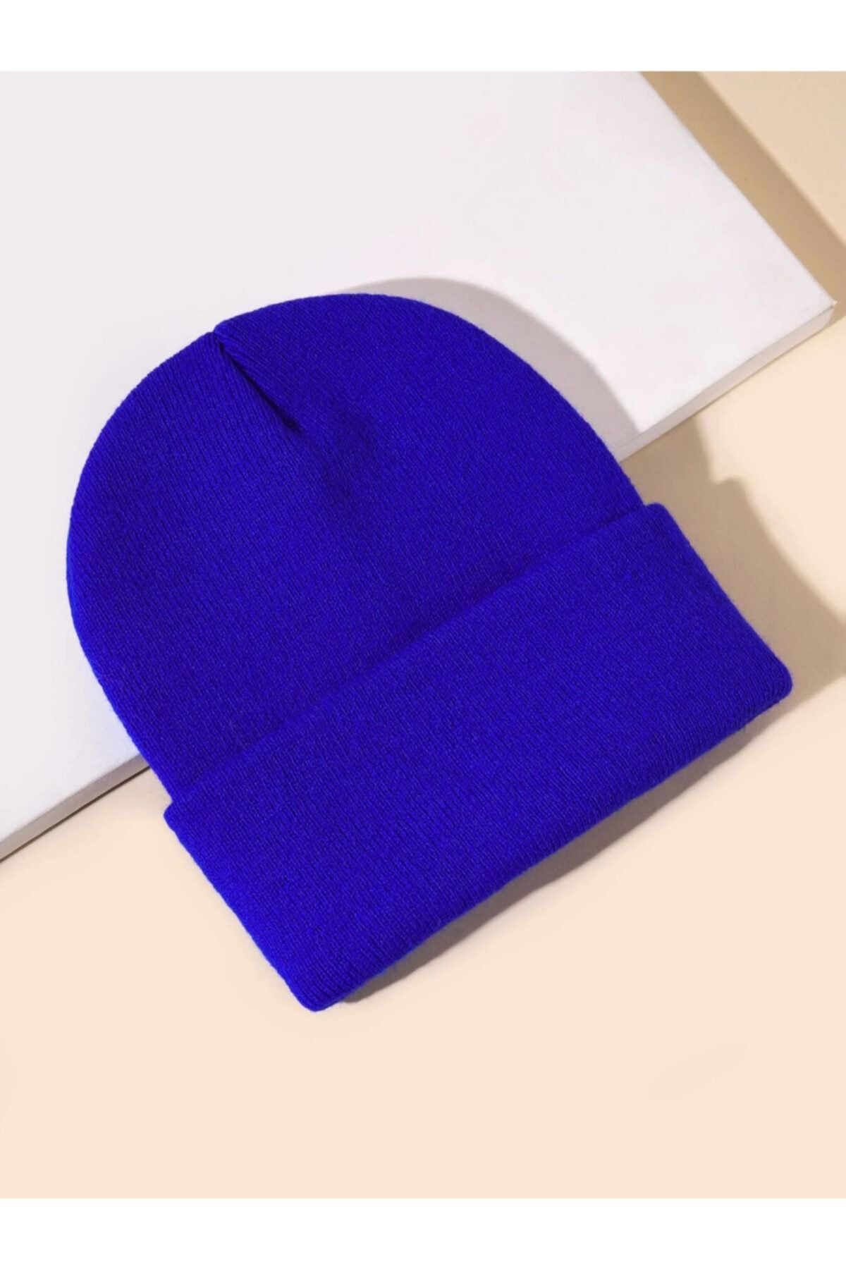 Goldmine Unisex Basic Bere Saks Mavi