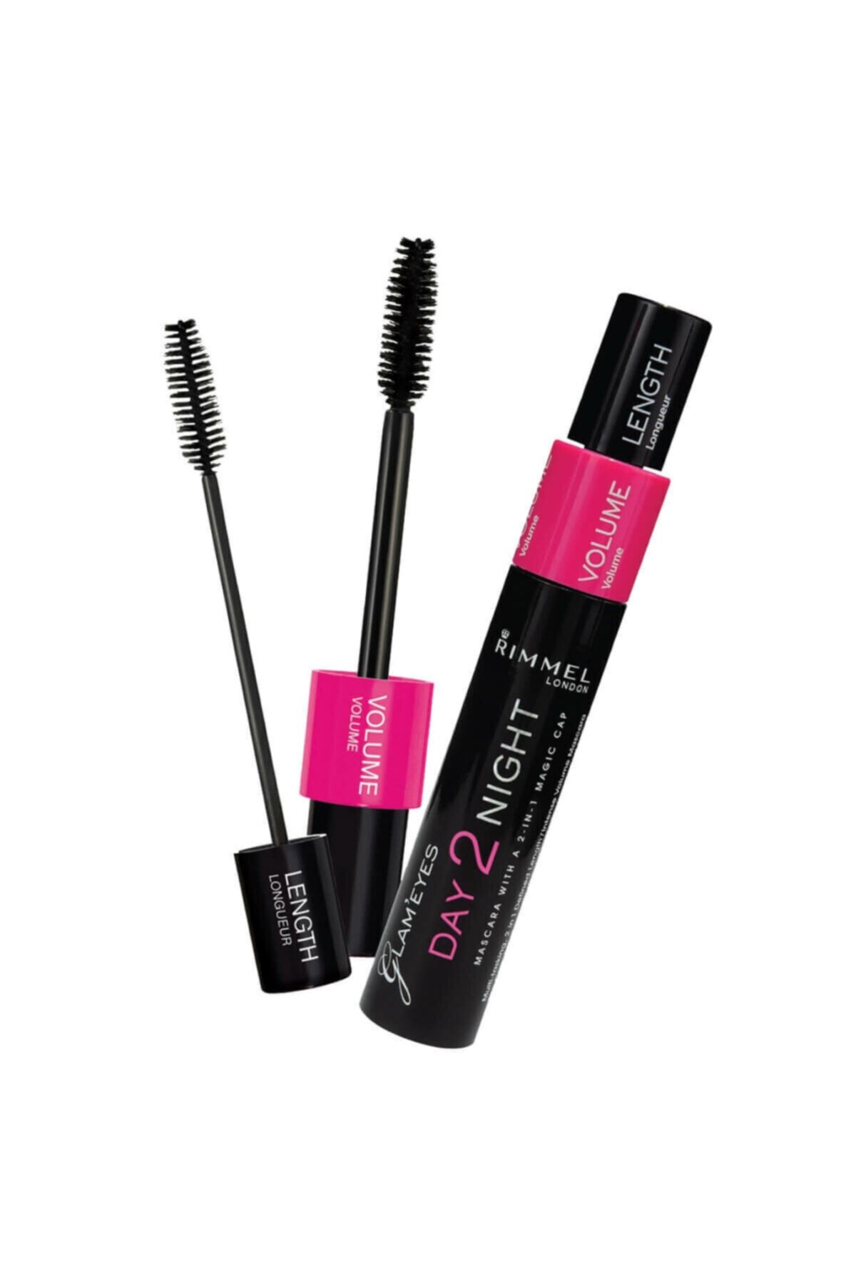RIMMEL LONDON Glameyes Day 2 Night Siyah Maskara