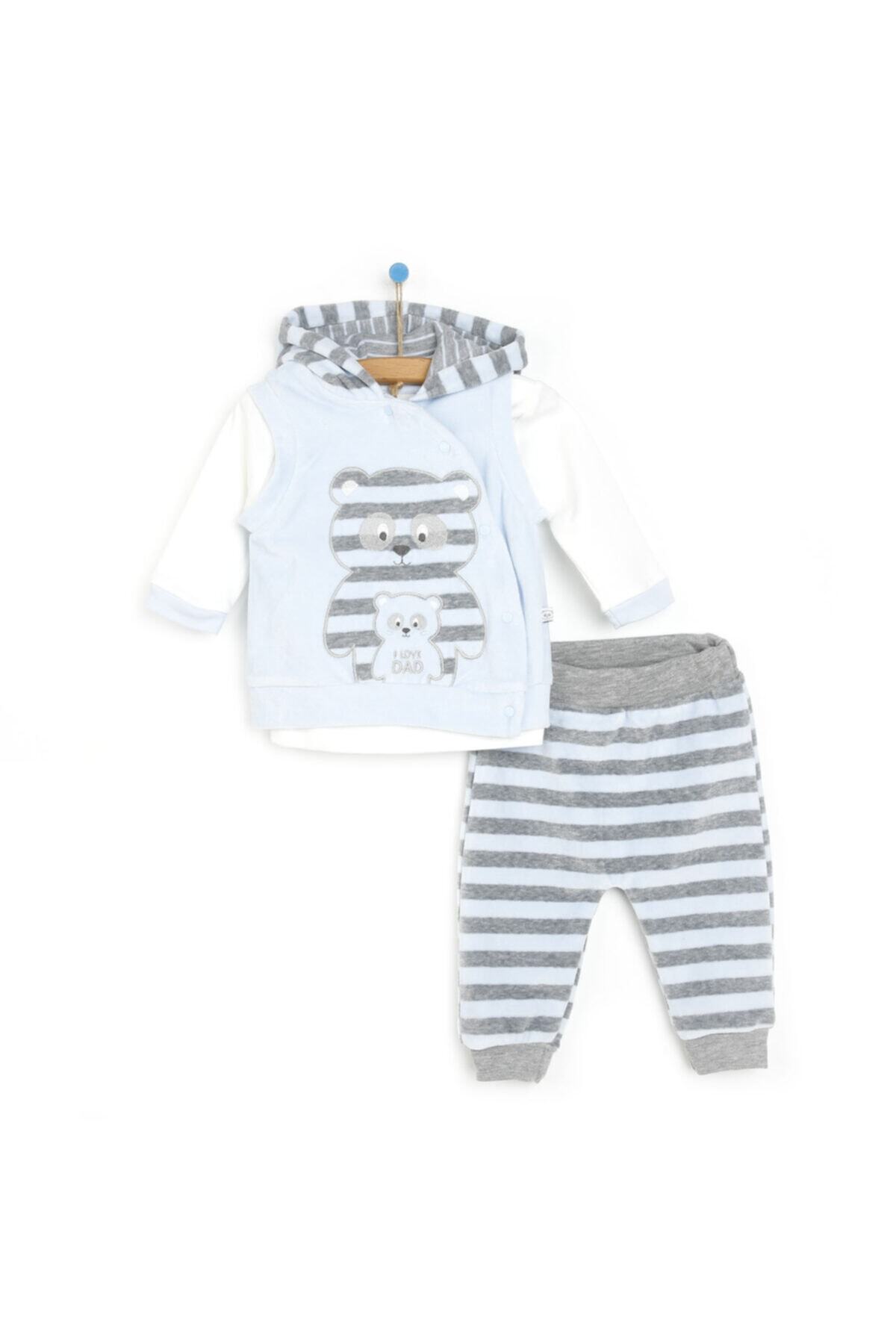 Mymio Kadife Panda Sweatshirt-Yelek-Alt