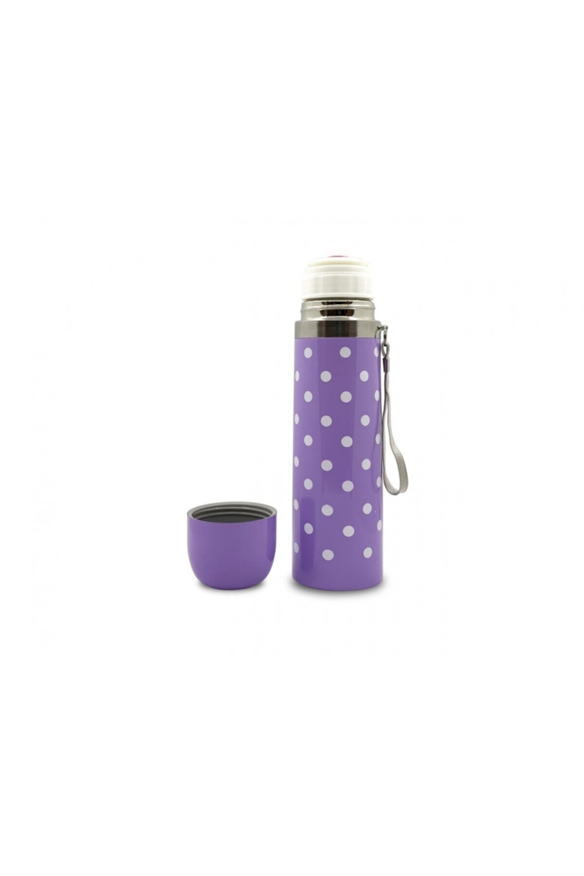 Sema Baby Puantiyeli Bebek Termosu 500 ml Mor