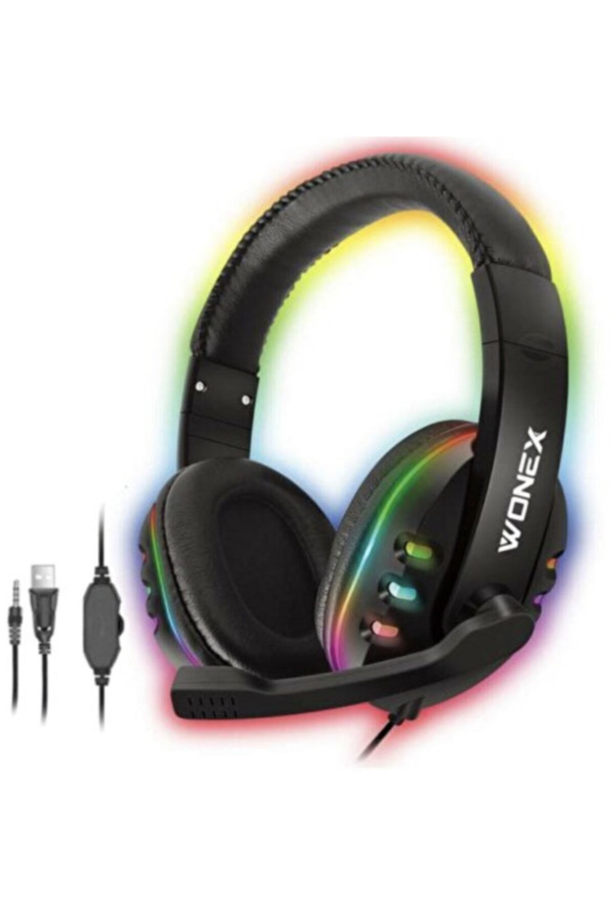 Techatech Wonex Wd-103 Rgb Led Işıklı Oyuncu Kulaklığı