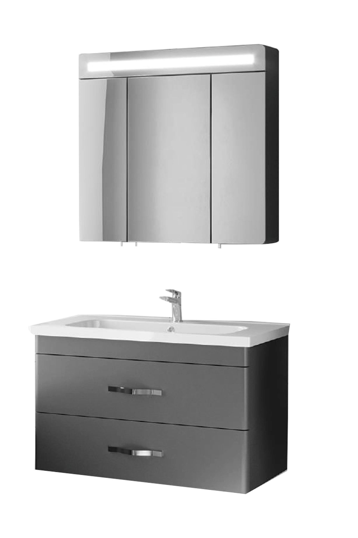 DENKO Girne 90 Banyo Dolabı Takımı