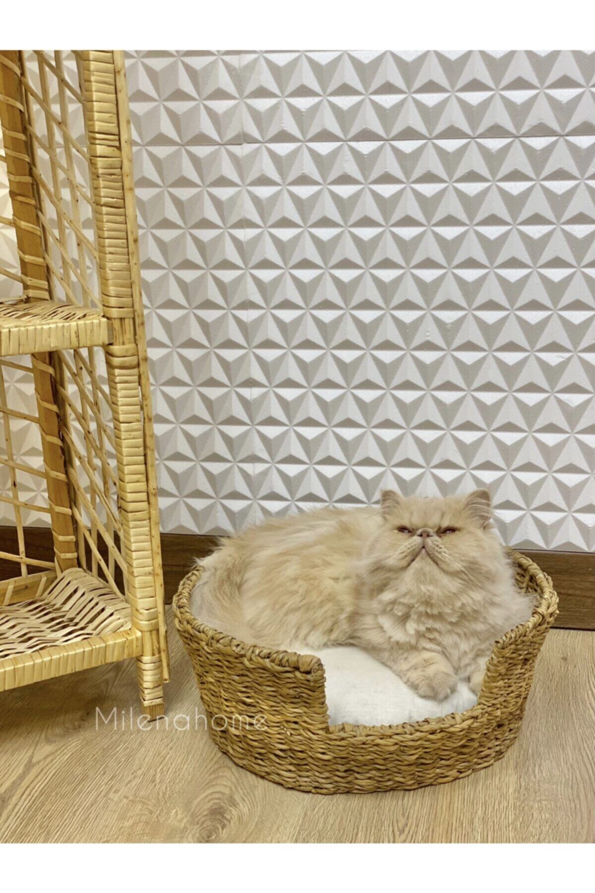 Milena Home Hasır Kedi Yatağı