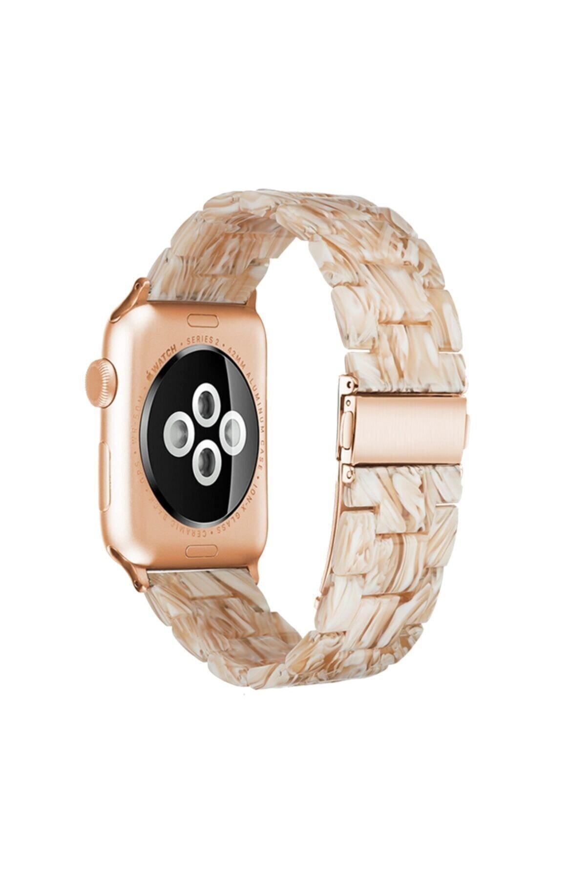 BİPOWER Apple Watch 42-44mm Krd25 Resin Kordon