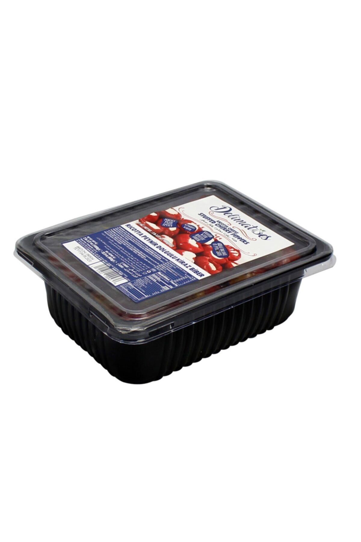 DELIMATOES Gurme212 Ricotta Peynirli, Kiraz Biber Turşusu, Meze, Hazır Yemek (6 Adet X 1000gr)