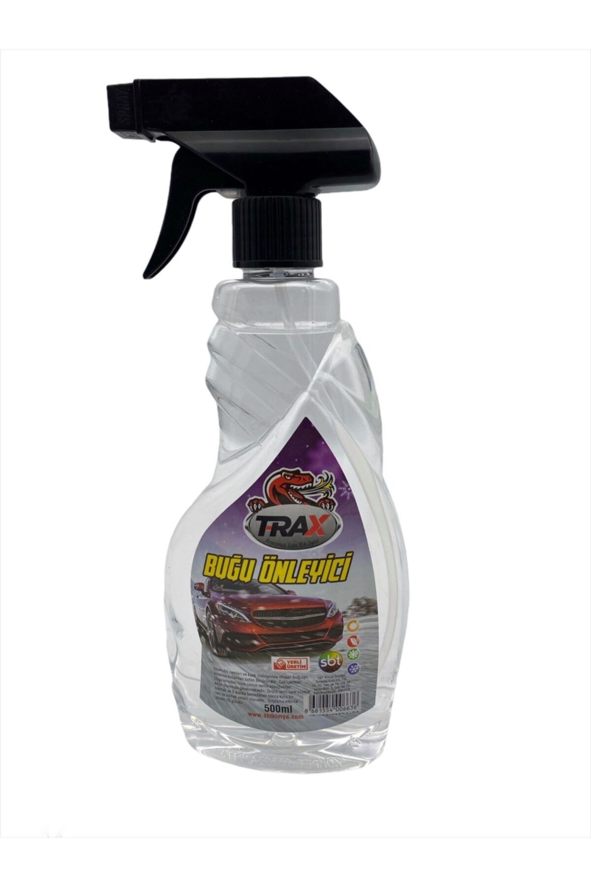TRAX Araba Oto Cam Gözlük Buğu Önleyici 500 Ml