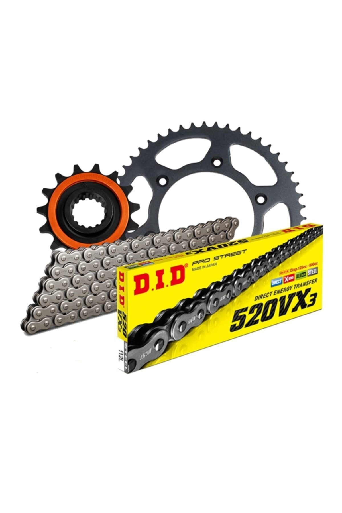 D.I.D Ktm Duke 890 2020  Uyumlu Zincir Dişli Set 16t-41t