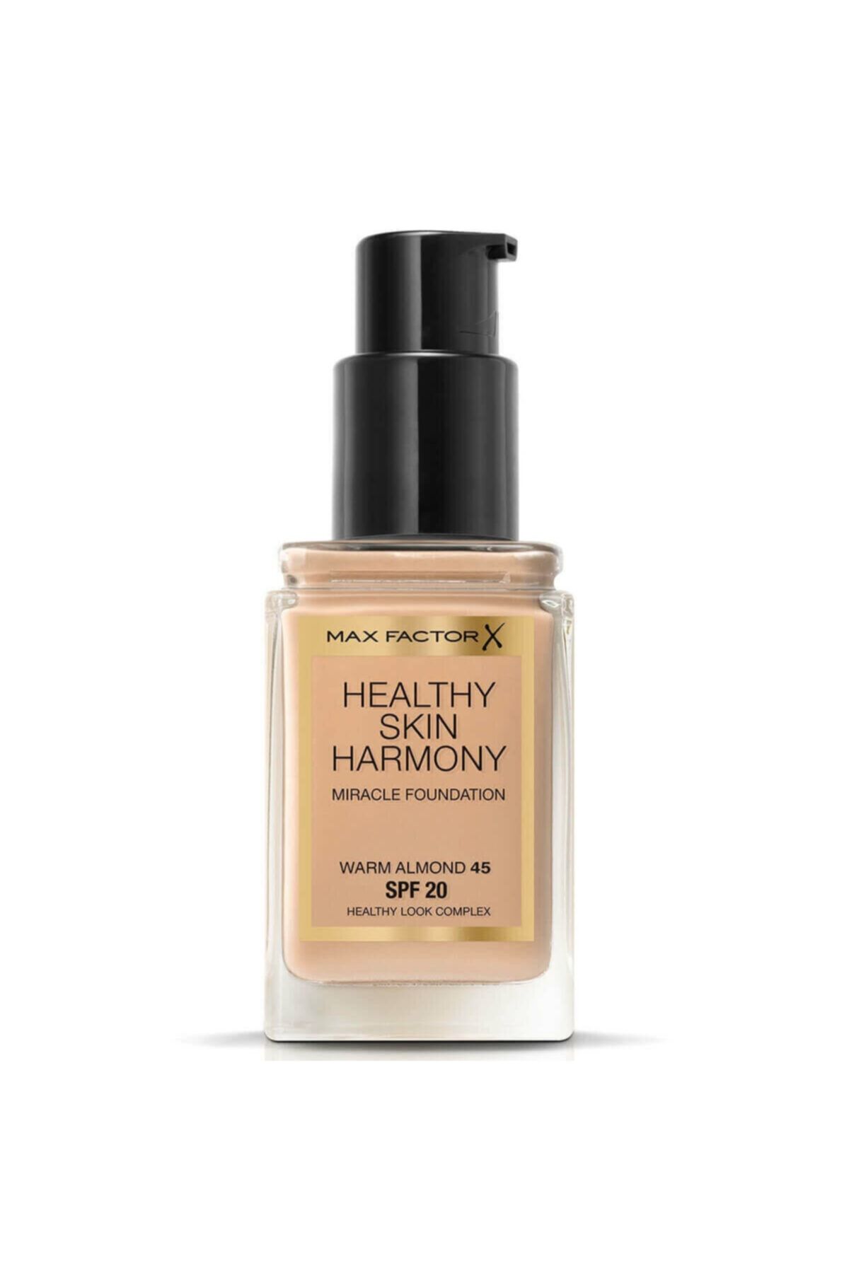 Max Factor Healthy Skin Harmony Fondöten 45 Warm Almond