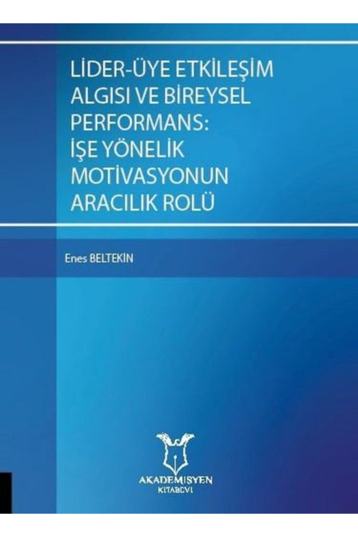 Akademisyen Kitabevi Lider-üye Etkileşim Algısı Ve Bireysel Performans: Işe Yönelik Motivasyonun Aracılık Rolü