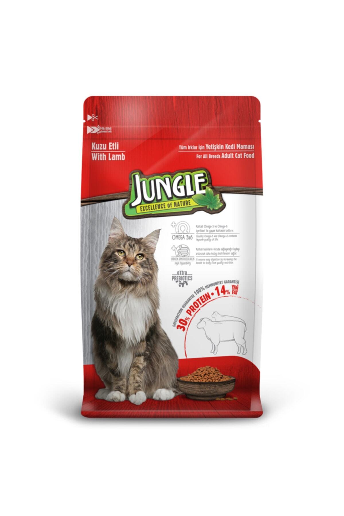 Jungle Kuzu Etli Yetişkin Kedi Maması 15 kg