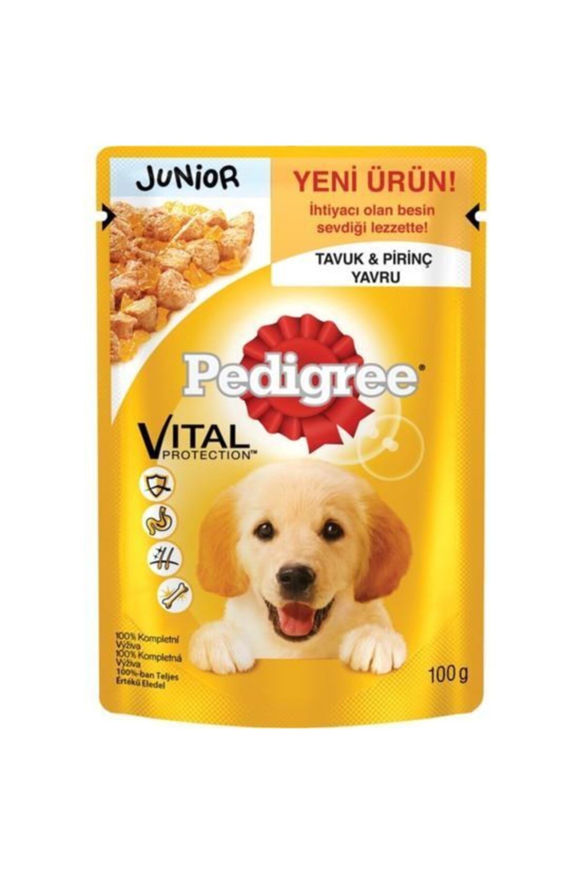 Pedigree Pouch Tavuklu Yavru Köpek Konservesi 100 gr