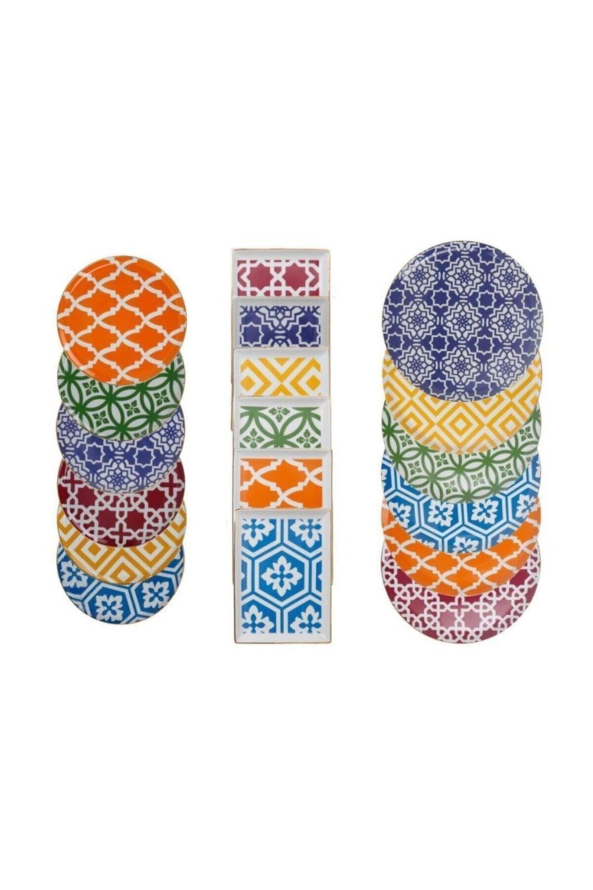 Porland Morocco Serisi 18 Parça 6 Kişilik Yemek Takımı