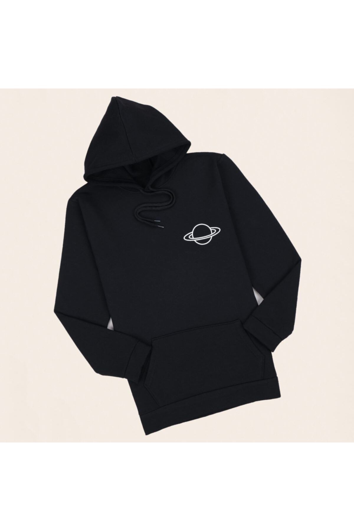 trendypassion Siyah Saturn Sweatshirt