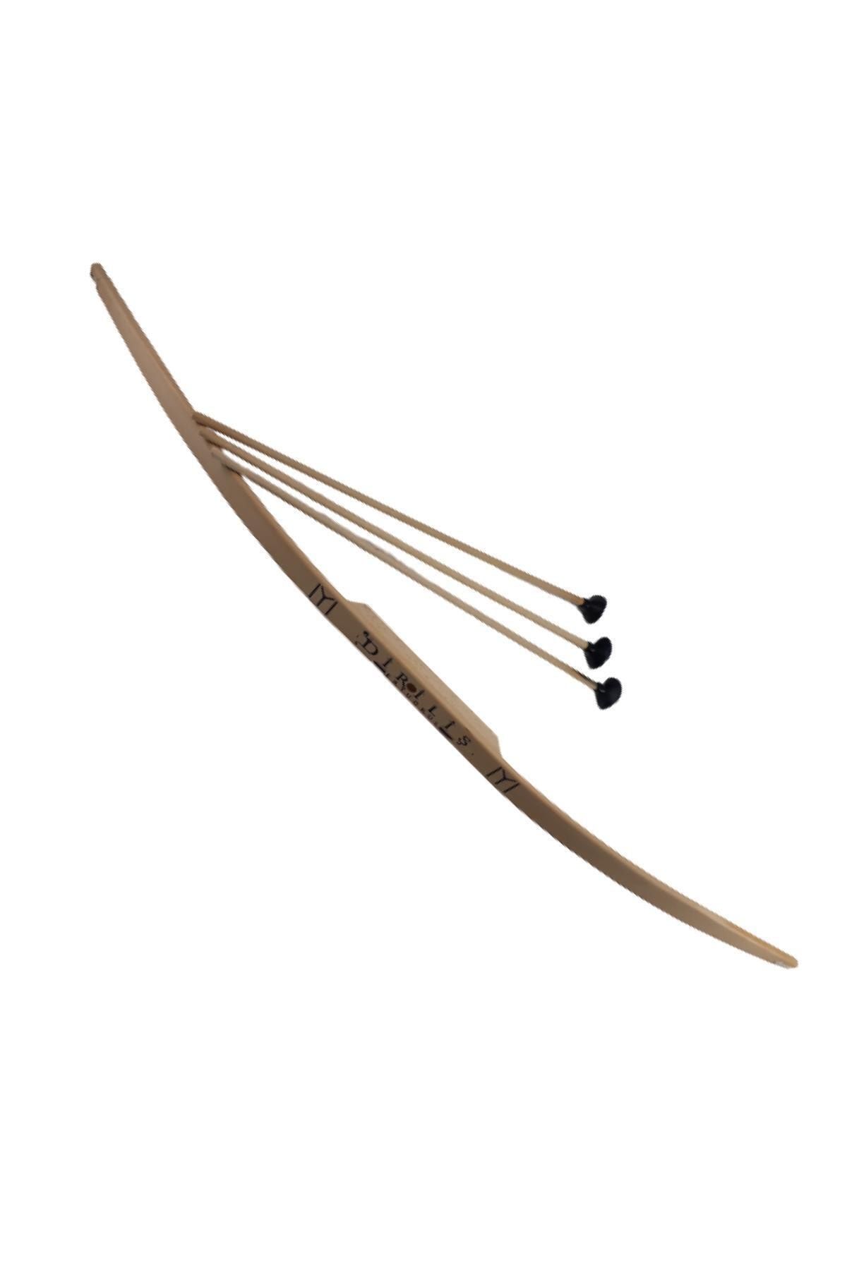 Ahtek Ahşap Ok Yay Takımı, Doğal Gürgen (kayın) Ağacından 80 Cm