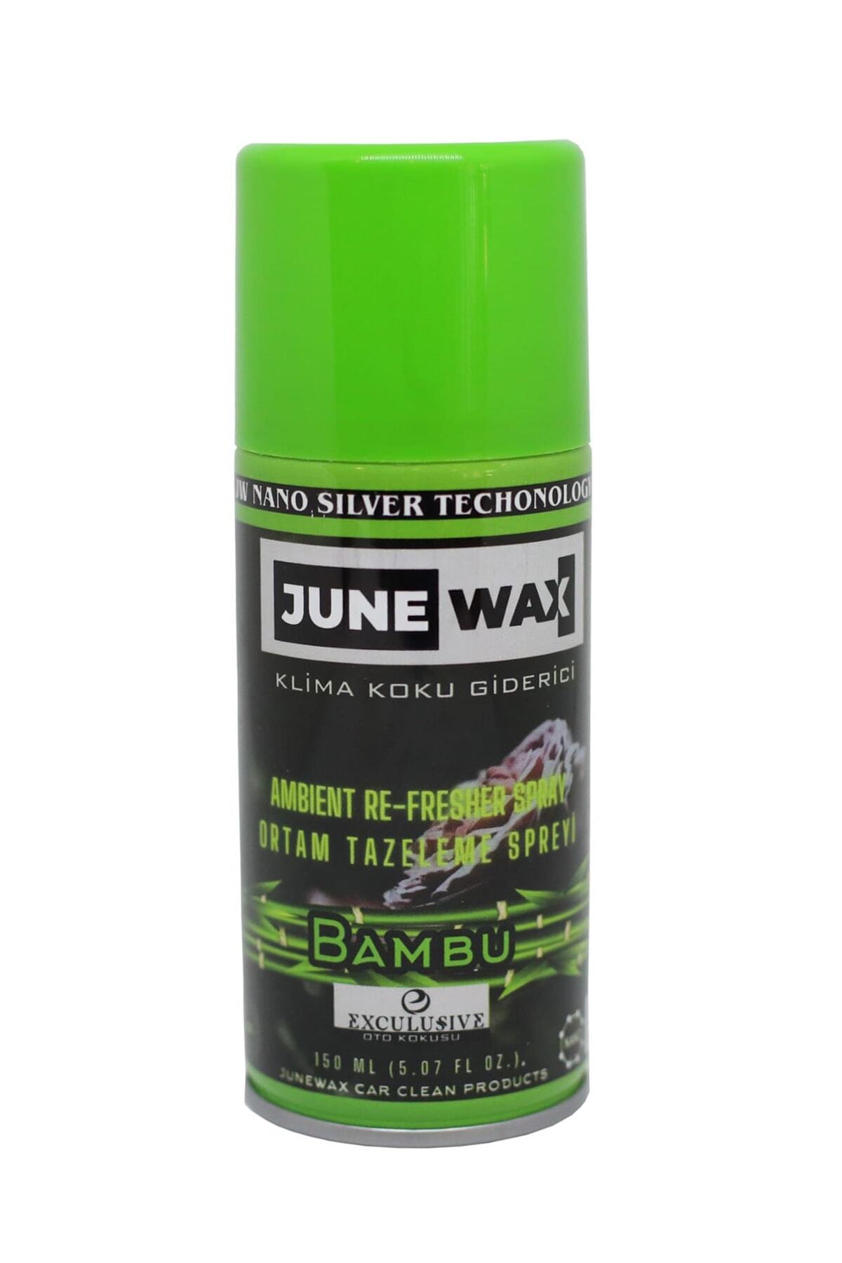 JUNE WAX Araç Içi Klima Bombası Araba Koku Giderici Bambu Bamboo Parfüm Esanslı 150 ml