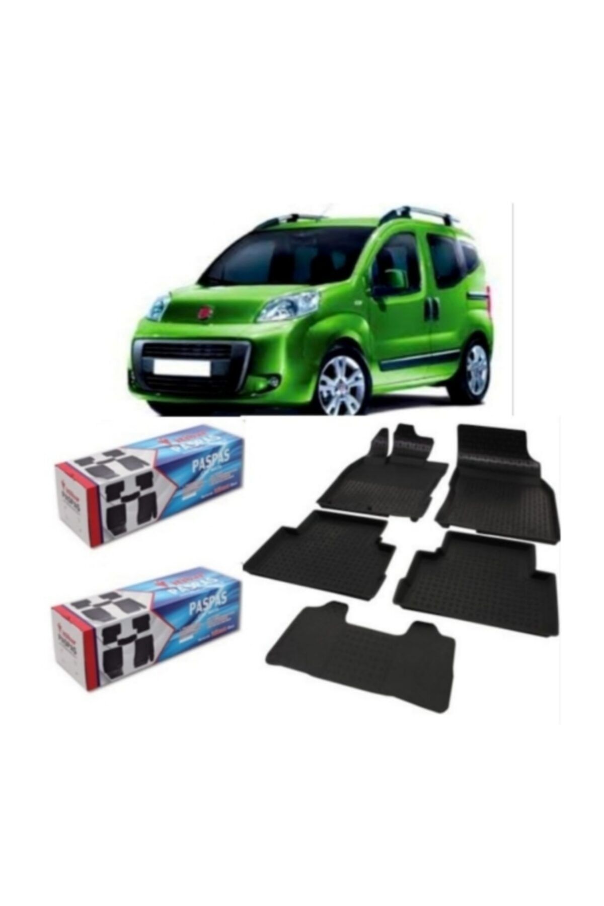 İtibar Fiat Fiorino 4d Paspas Kenar Bariyerli Kokusuz Kauçuk Araca Özel Kesim A+kalite