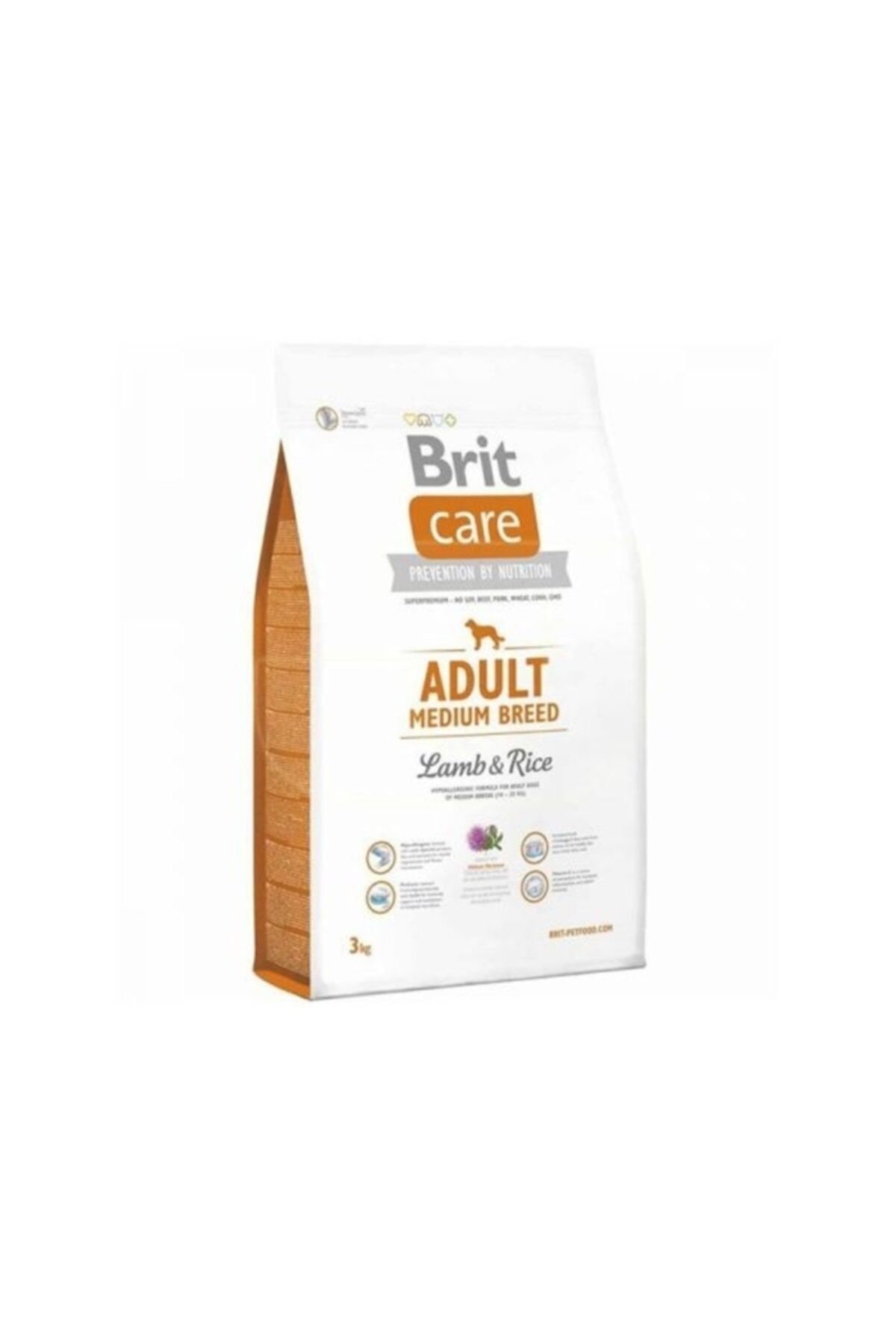 Brit Care Adult Medium Kuzu Etli Orta Irk Yetişkin Köpek Mamasi 3 kg