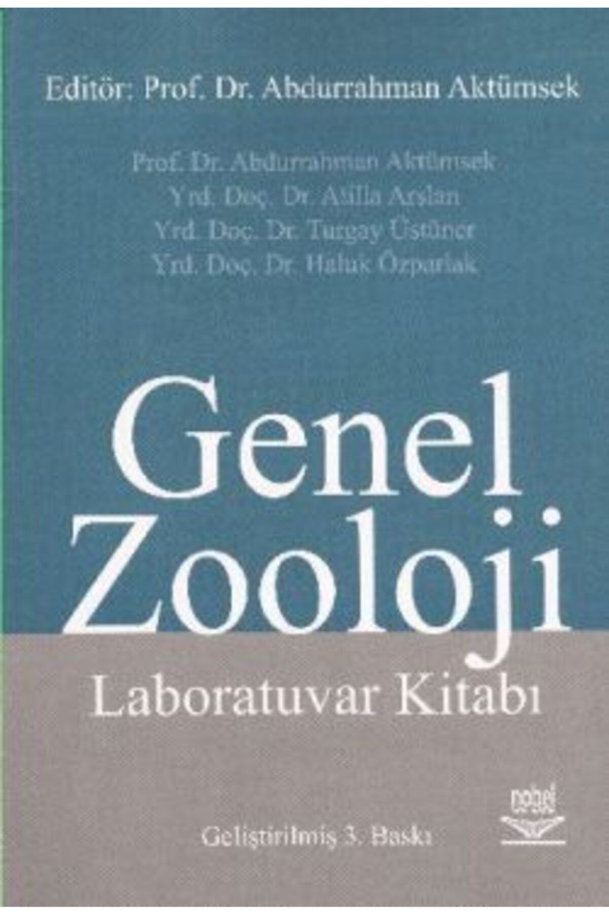 Nobel Akademik Yayıncılık Genel Zooloji Laboratuvar Kitabı