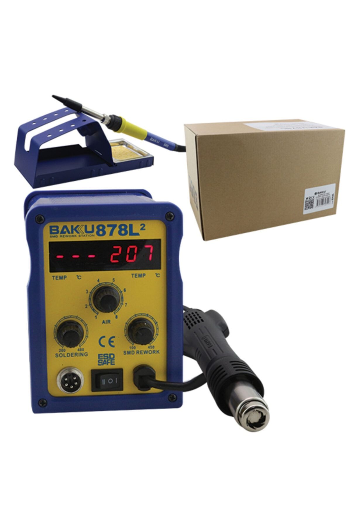 Angel Of Life Baku Bk-878l2 Isı Ayarlı+üflemeli Havya Dıgıtal