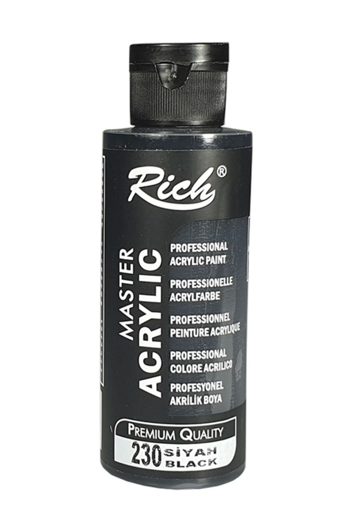 Rich Master Acrylıc Siyah 120 Cc Akrilik Boya 230