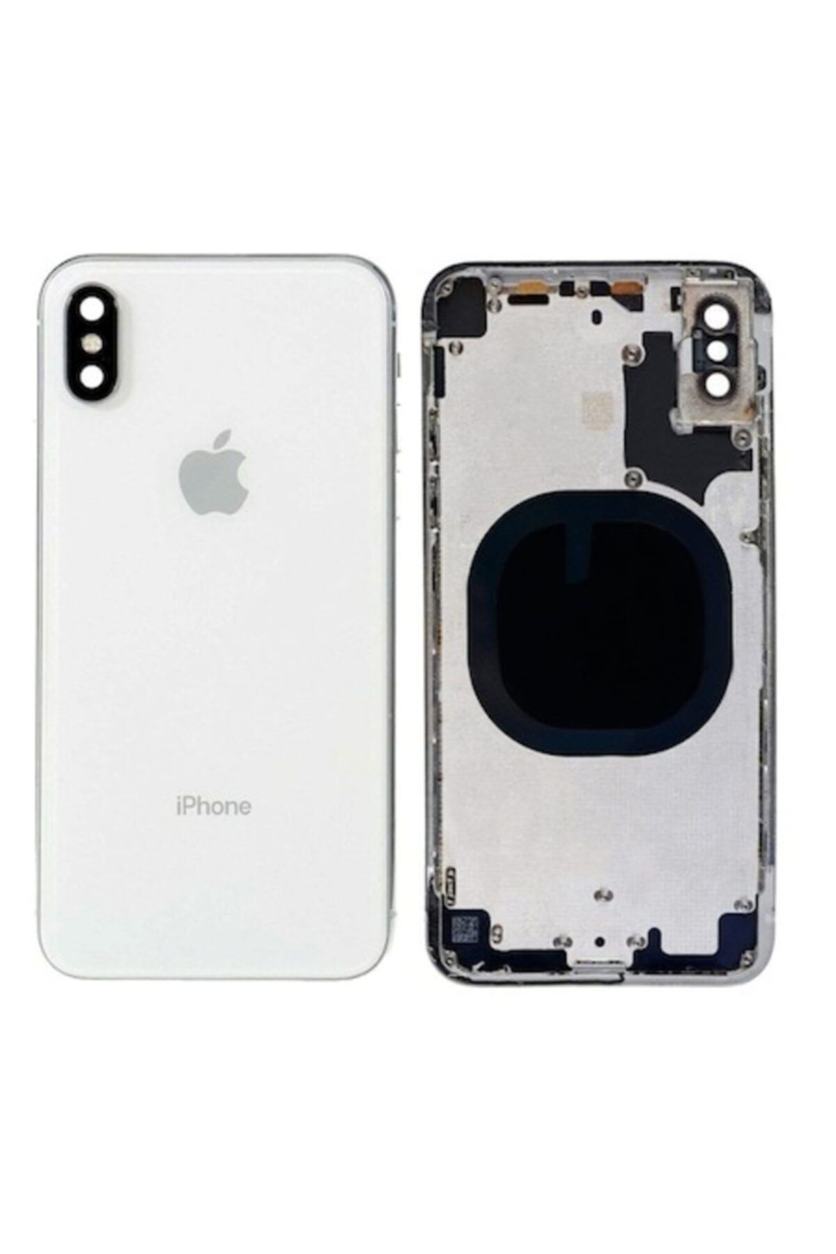 Qudex Iphone Xs Max Boş Kasa Arka Kapak Servis Orj Beyaz