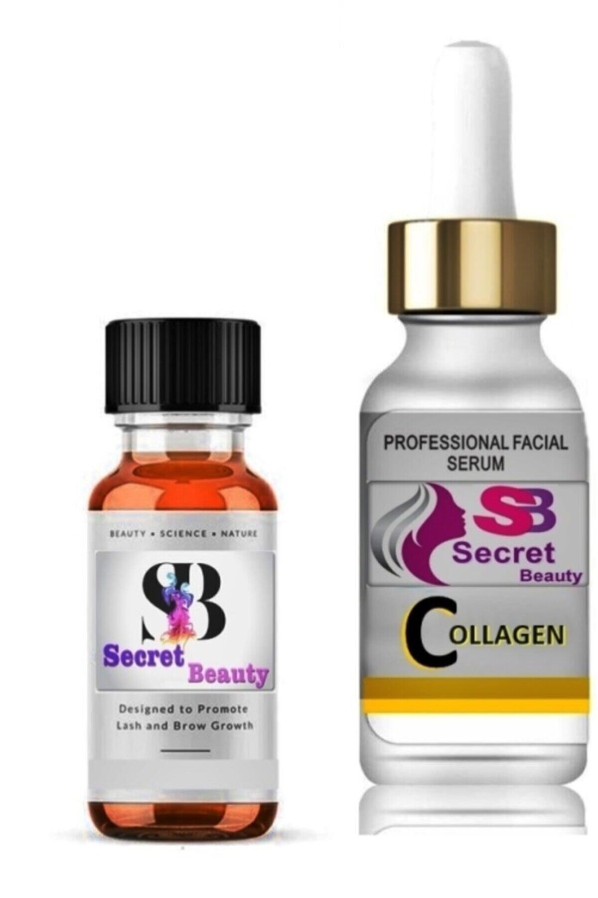 secret beauty Kaş Kirpik Serumu ve Collagen 30 ml