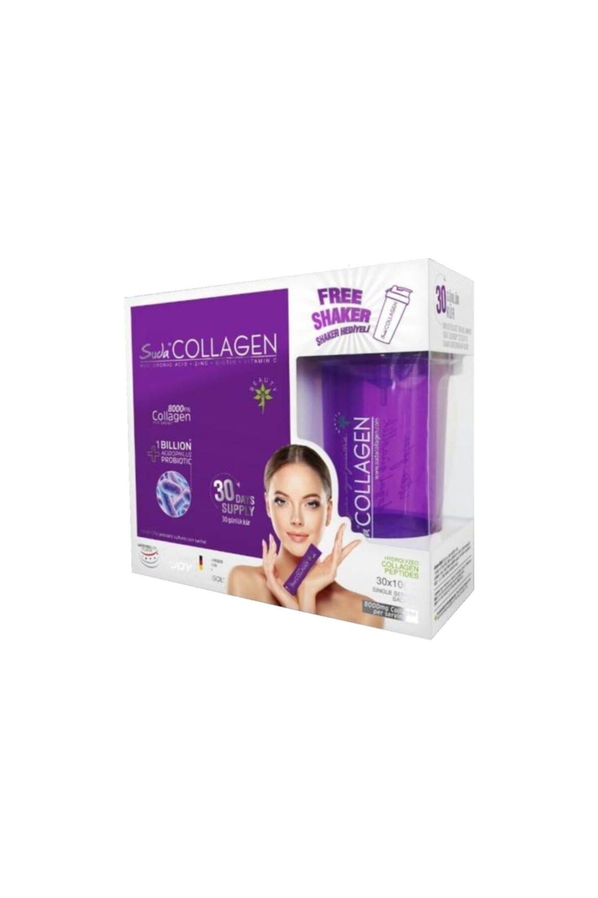 Suda Collagen + Probiotic 30 Şase (karpuz Aromalı)