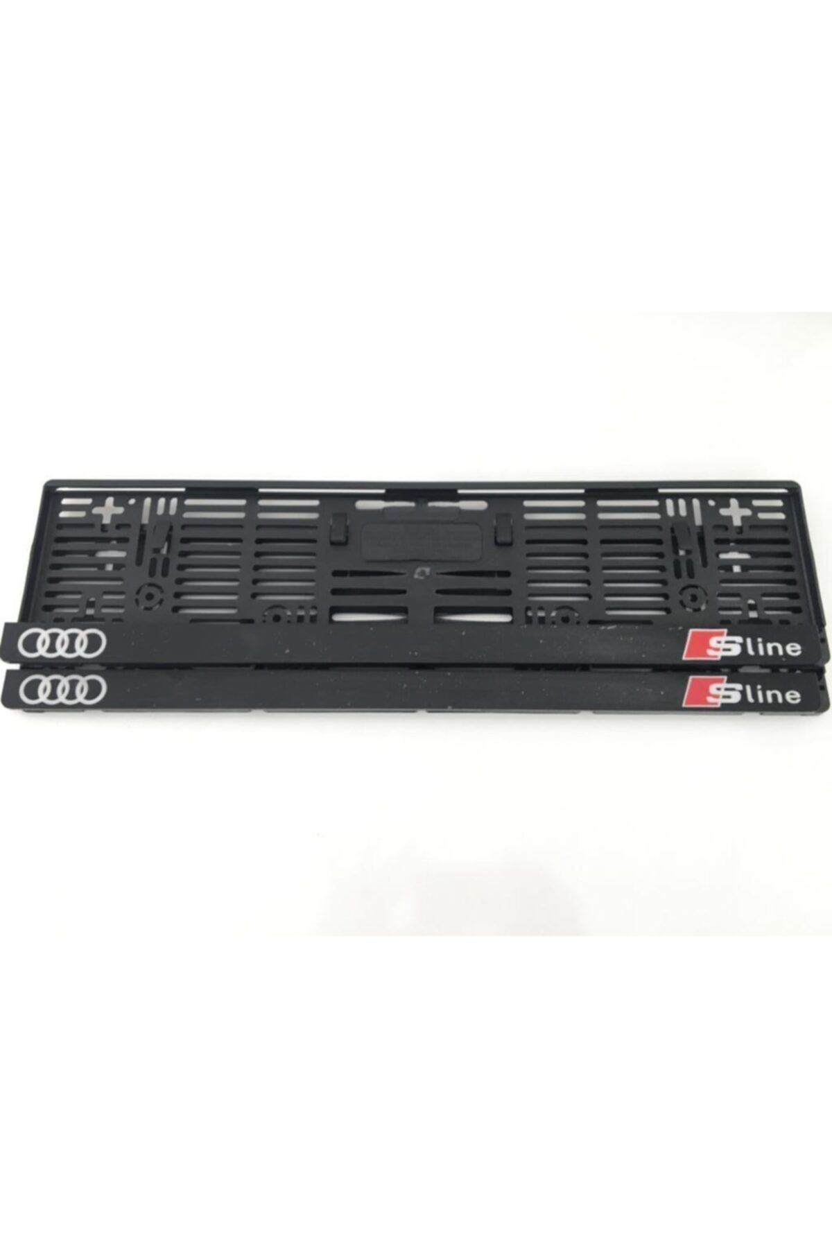 Great Master Audi Sline S Line Yazılı Logolu Pleksi Takmatik Plakalık (2 Adet)