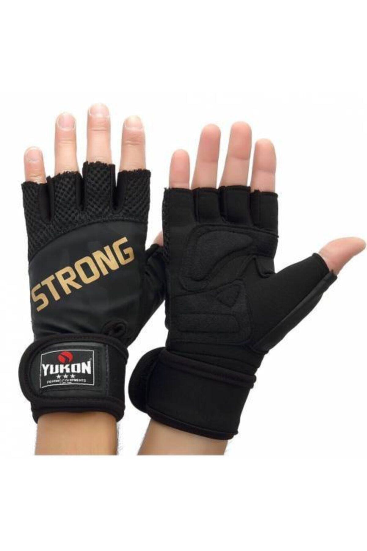 Yukon Unisex Siyah Strong Body Ağırlık Fitness  Eldiveni