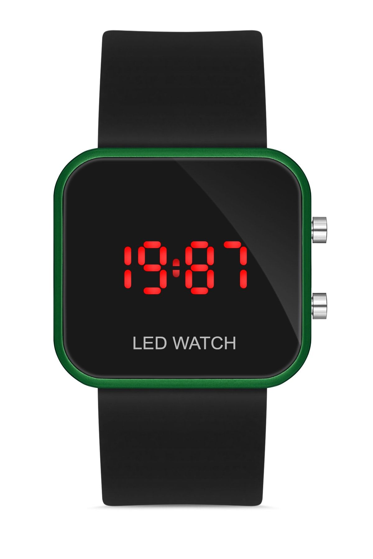 Aqua Di Polo 1987 Unisex Siyah Silikon Dijital Led Kol Saati Apwr033006