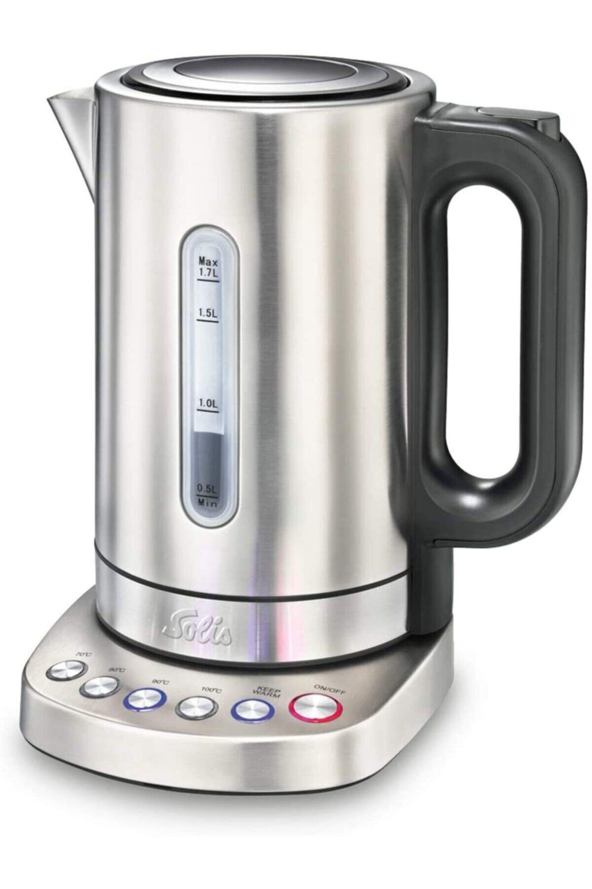 SOLİS 962.39 Kettle, Plastik, 1,7 Litre, Paslanmaz Çelik