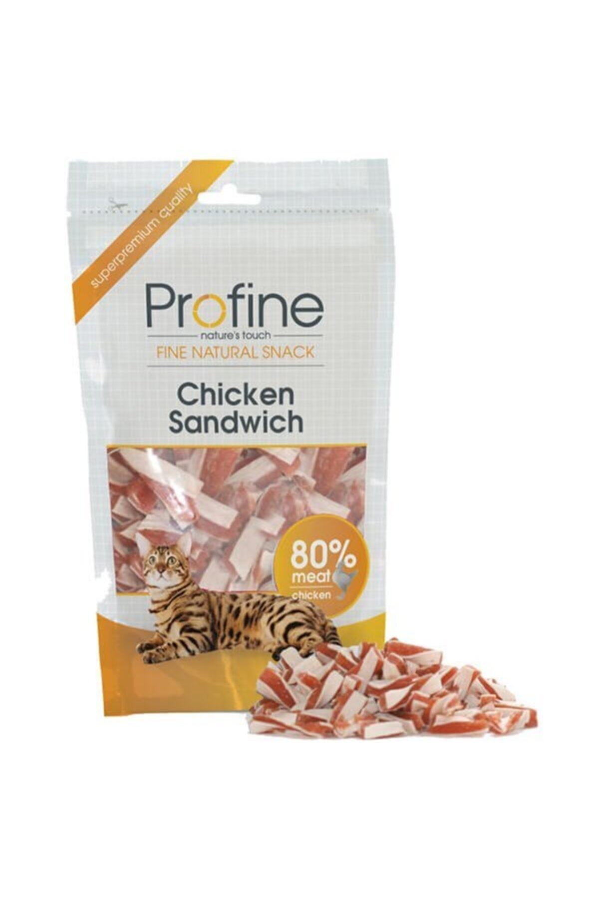 Profine Snack Tavuklu Kedi Ödülü 80 gr