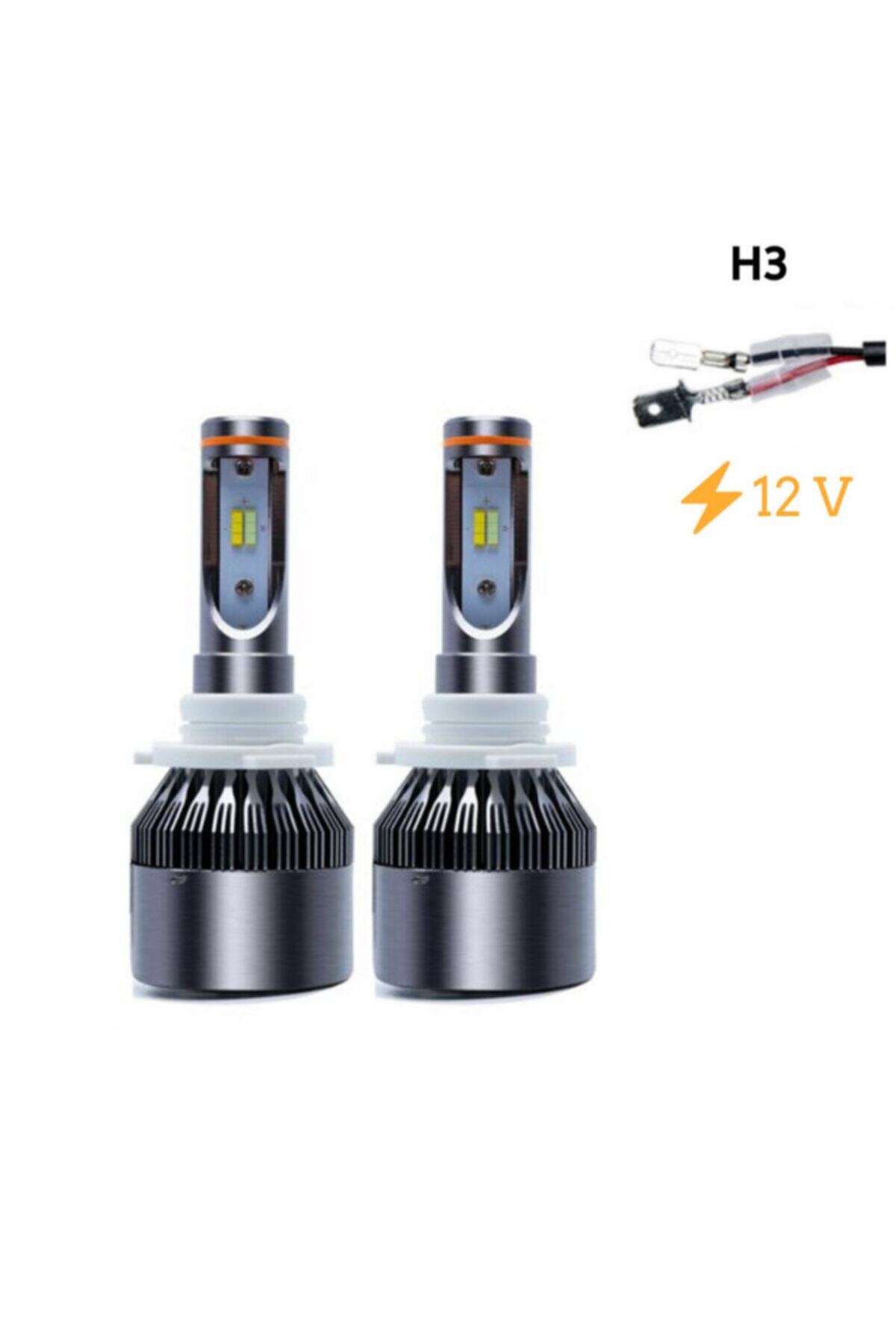 Angel Of Life Led Far Ampulü Çift Renk Sarı/beyaz H3-36w-4800lm-12v / Laam489-1