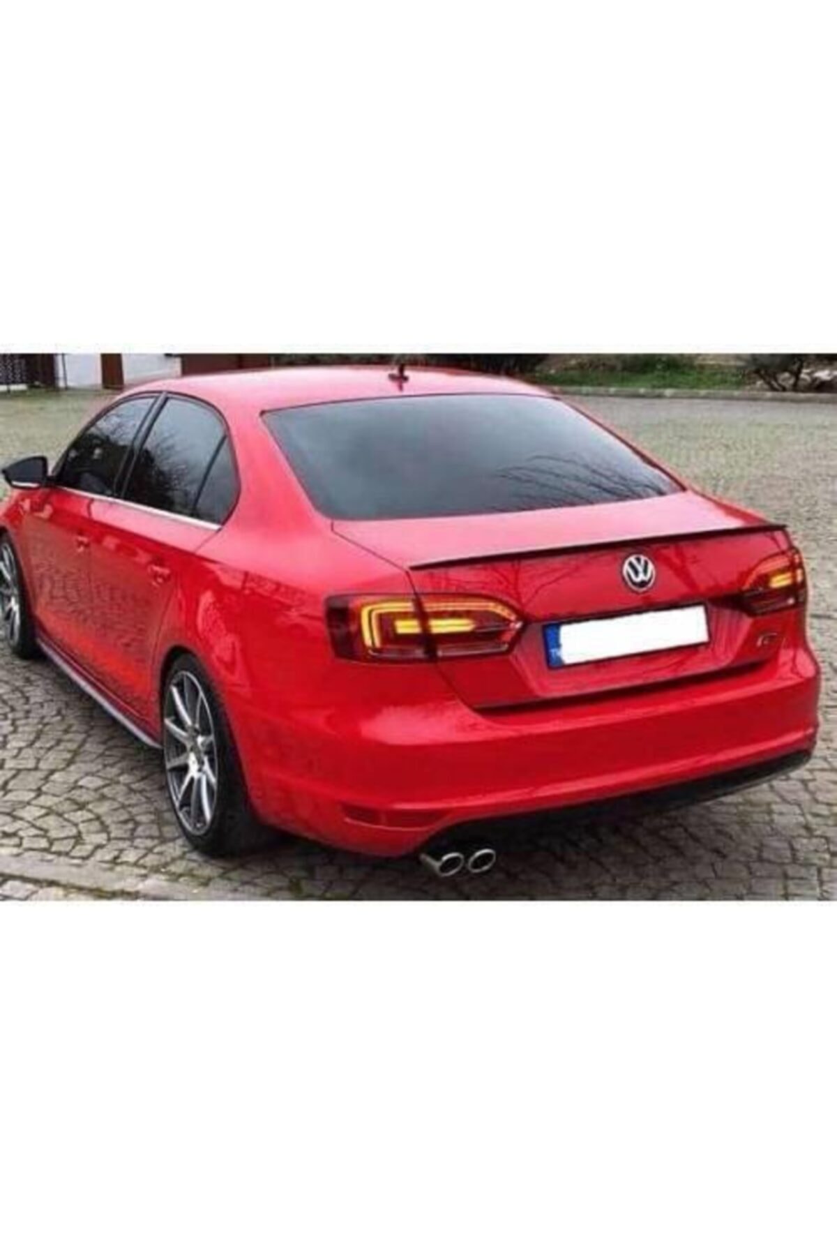 10oto Vw Jetta Mk6 Spoiler Bagaj Üstü Spoyler Parlak Siyah Abs Plastik