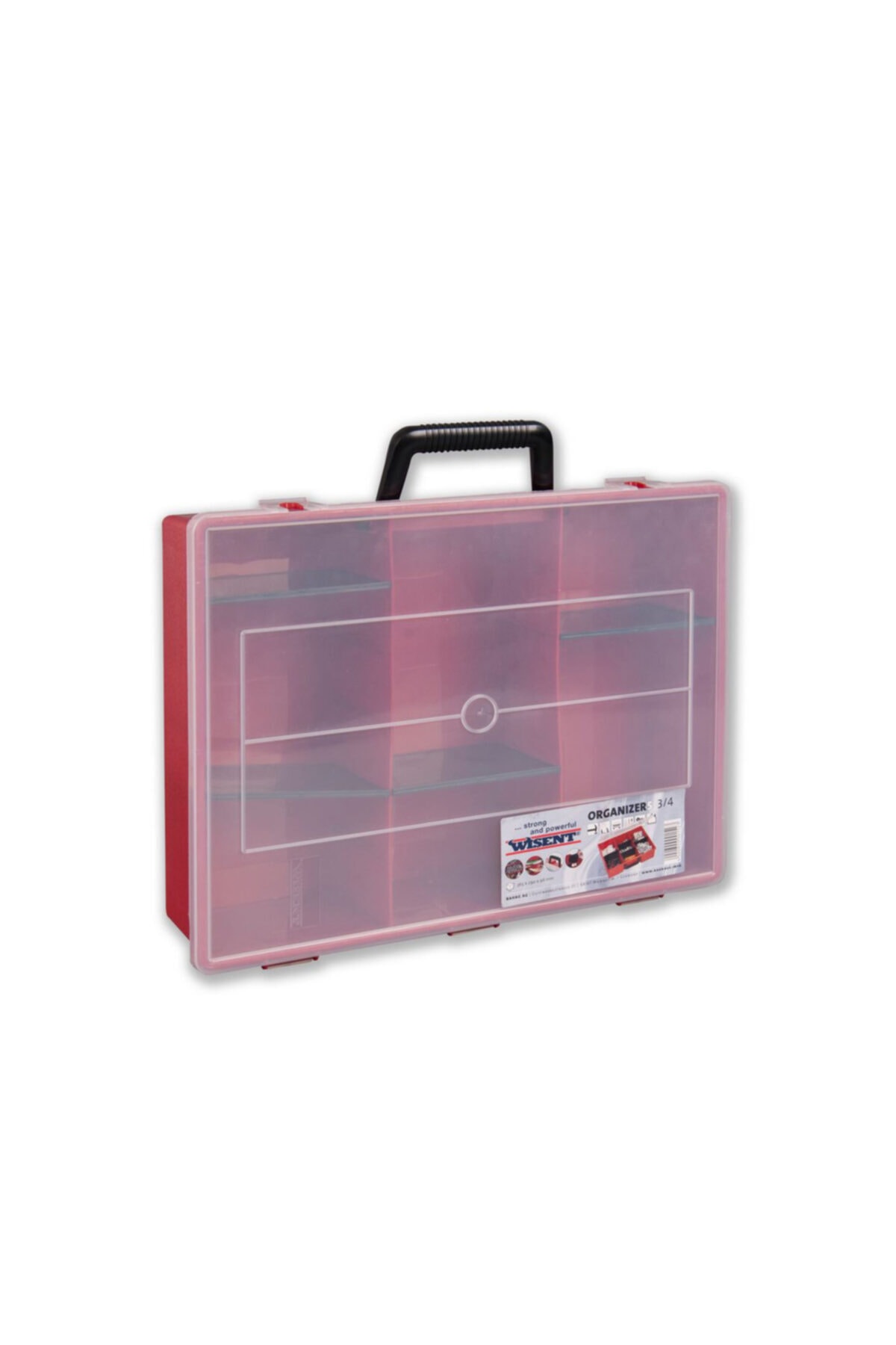 WİSENT Organizer 5, 34 Bölümeneli, Kırmızı