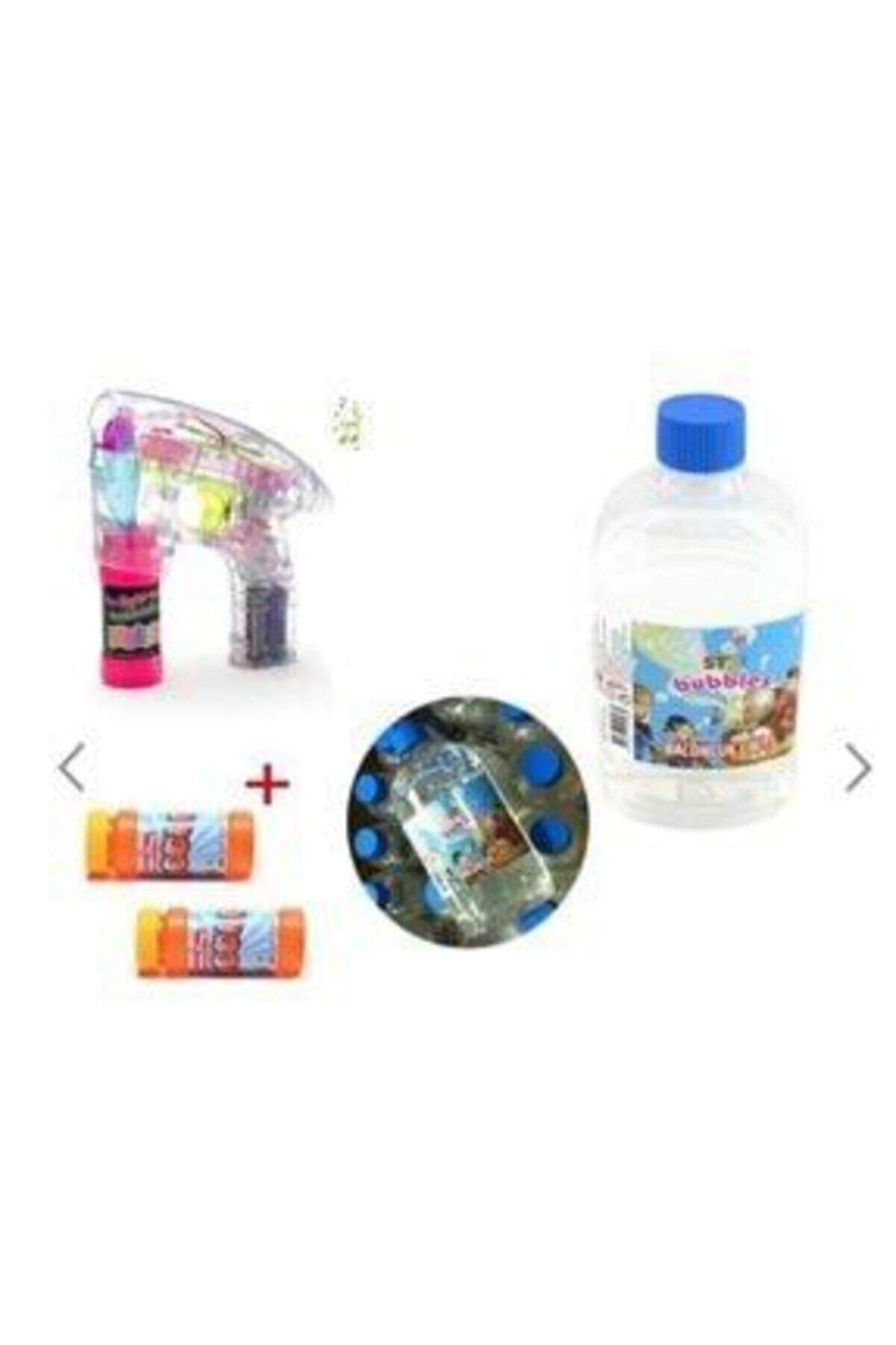 KARATOYS Köpük Tabancası 500ml Yedek Köpük Hediyeli -bubble Gun