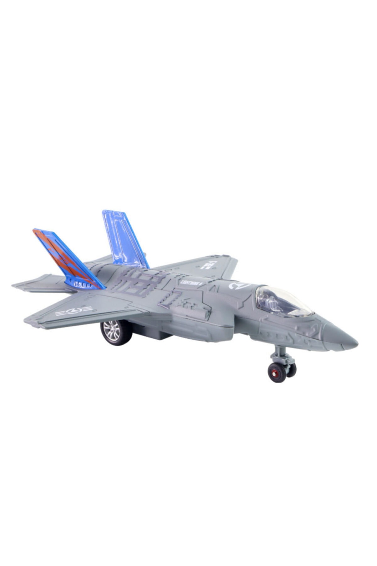 MEGA Die-cast Savaş Uçağı Hw777-16 Açık Gri