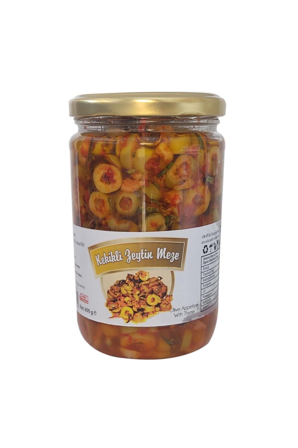 Turunç Gıda Kekikli Zeytin Mezesi 600 Gr