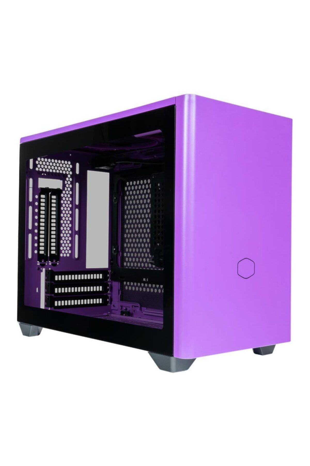 Cooler Master Masterbox Nr200p Temperli Cam Mini-ıtx Bilgisayar Kasası - Mor